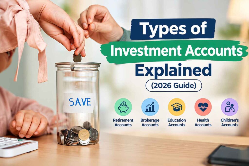 Types of Investment Accounts: How Each One Works and What It's For 1 Types of Investment Accounts Explained 2026 Guide